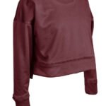 Womens "Lineup" Performance Wicking Crop Crew - All Sports Uniforms - Image 6