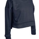 Womens "Lineup" Performance Wicking Crop Crew - All Sports Uniforms - Image 7