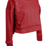 Womens "Lineup" Performance Wicking Crop Crew - All Sports Uniforms - Image 10