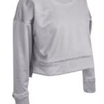 Womens "Lineup" Performance Wicking Crop Crew - All Sports Uniforms - Image 11