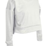 Womens "Lineup" Performance Wicking Crop Crew - All Sports Uniforms - Image 12